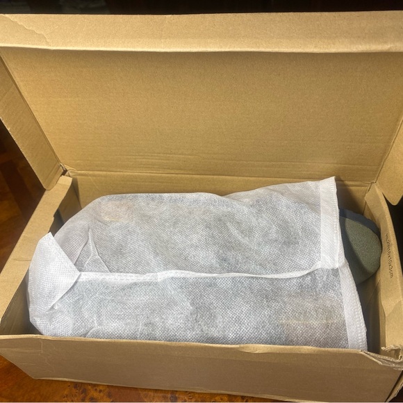 Dark Green Suede Clogs EU 41/ US 9 - Picture 5 of 10